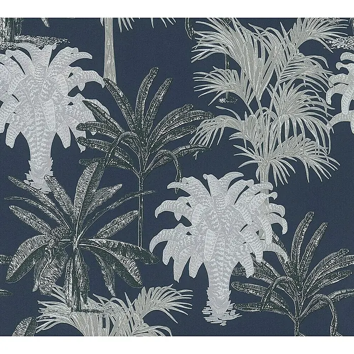 Tadessi Vliestapete M1-No.1620 - Grau, Floral, 10,05 x 0,53 m