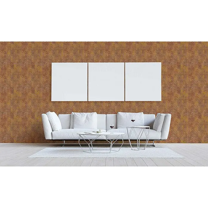 Tadessi Vliestapete M1-No.421 - Orange, Grafisch, 10,05 x 0,53 m