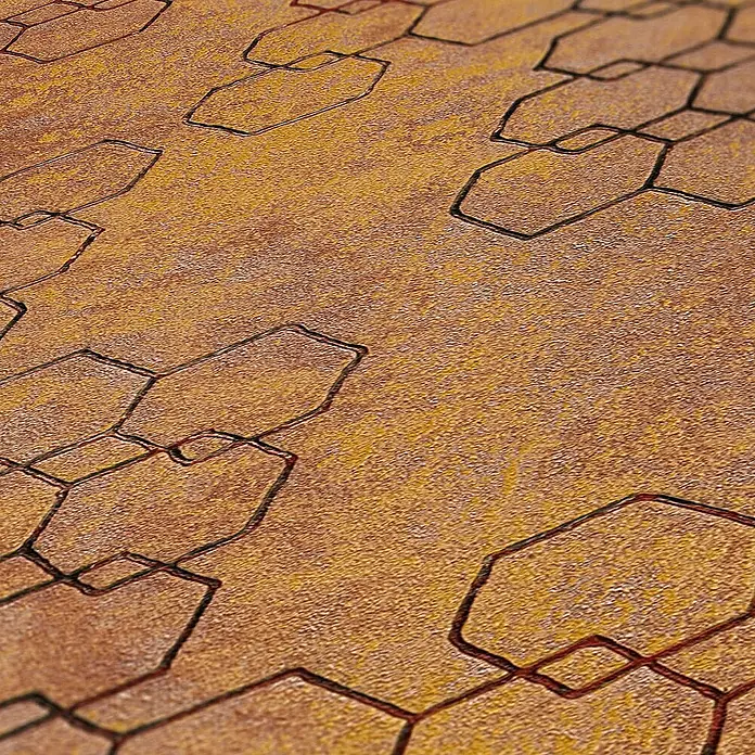 Tadessi Vliestapete M1-No.421 - Orange, Grafisch, 10,05 x 0,53 m