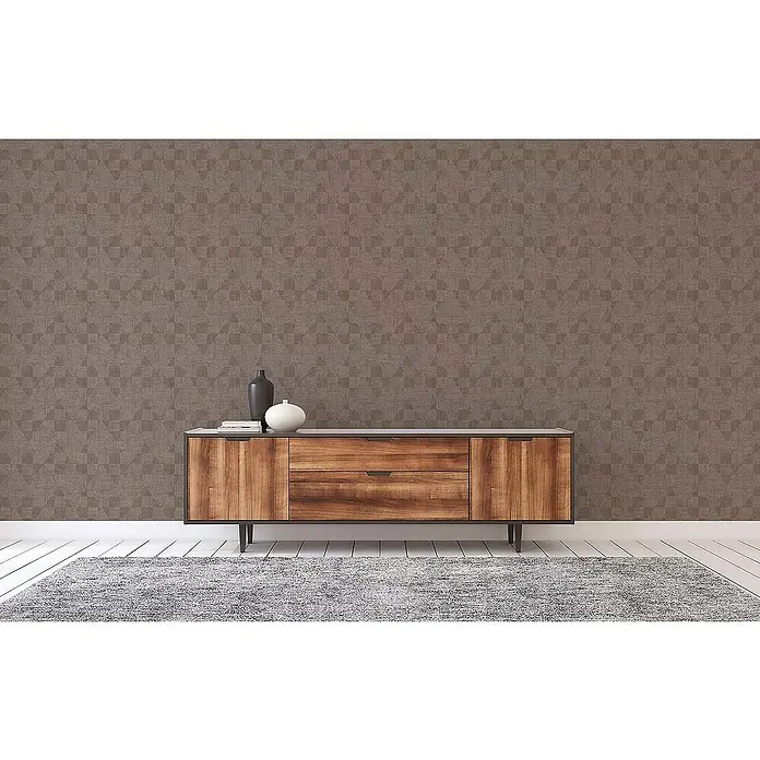 Tadessi Vliestapete M1-No.804 - Beige, Grafisch, 10,05 x 0,53 m