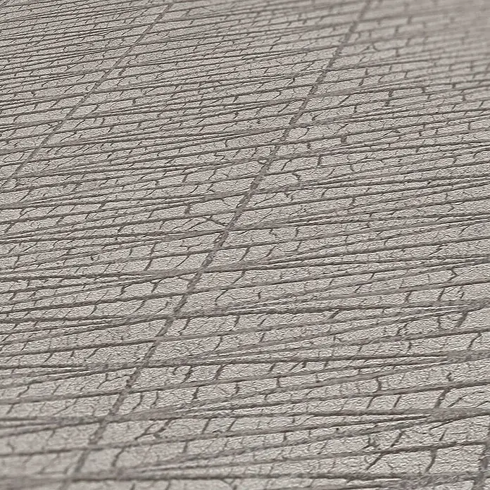 Tadessi Vliestapete M1-No.1710 - Grau, Sonstiges, 10,05 x 0,53 m - Texturierte hellgraue Oberfläche mit geprägtem Gittermuster.