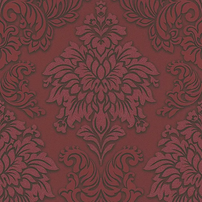 Tadessi Vliestapete M1-No.257 - Rot, Ornament, 10,05 x 0,53 m