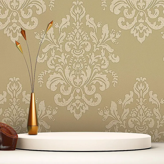 Tadessi Vliestapete M1-No.2455 - Beige, Ornament, 10,05 x 0,53 m