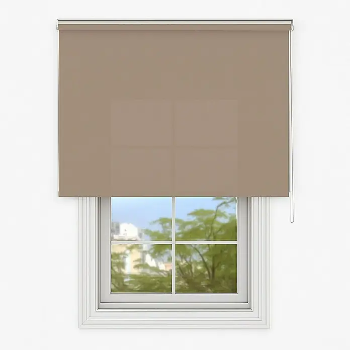 Deco-Raum Rollo Tageslicht Basic GL - B x H: 40 x 150 cm, Cappuccino, Uni