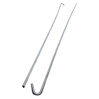 Protektor Montagezubehör für Trockenbau 750mm Abhängedraht mit Haken Silber