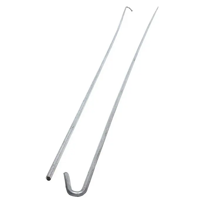 Protektor Montagezubehör für Trockenbau 750mm Abhängedraht mit Haken Silber - 
