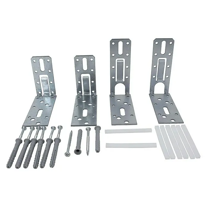 Protektor Montagezubehör für Trockenbau Türpfostensteckwinkel Set UA/CW 50 Silber - 