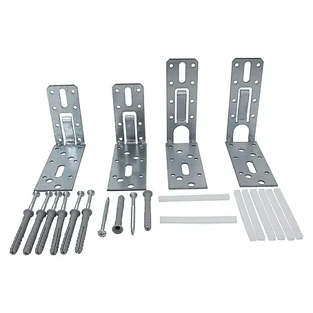 Protektor  Montagezubehör für Trockenbau Türpfostensteckwinkel Set UA/CW 50 Silber
