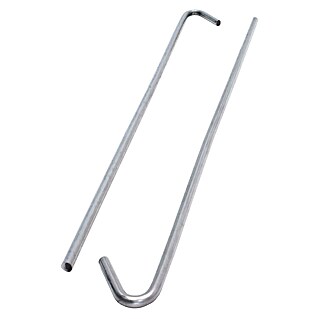 Protektor Montagezubehör für Trockenbau 250mm Abhängedraht mit Haken Silber
