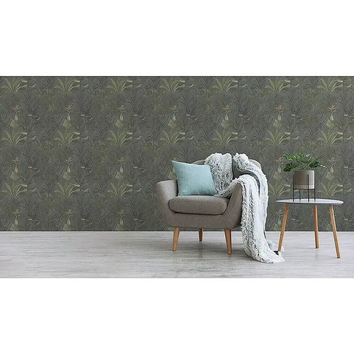 Tadessi Vliestapete M1-No.4516 - Rot, Floral, 10,05 x 0,53 m