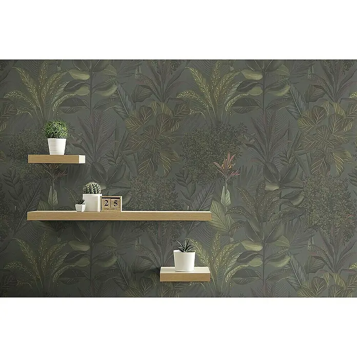 Tadessi Vliestapete M1-No.4516 - Rot, Floral, 10,05 x 0,53 m