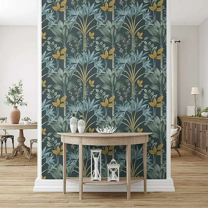 Tadessi Vliestapete M1-No.4433 - Mehrfarbig, Floral, 10,05 x 0,53 m