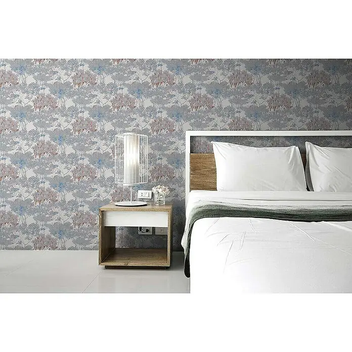 Tadessi Vliestapete M1-No.4436 - Mehrfarbig, Floral, 10,05 x 0,53 m