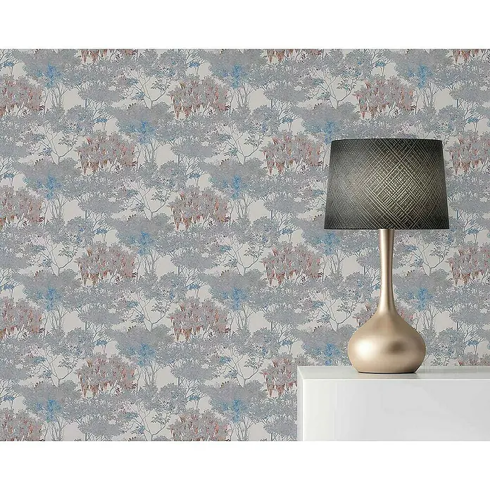 Tadessi Vliestapete M1-No.4436 - Mehrfarbig, Floral, 10,05 x 0,53 m