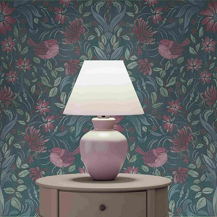 Tadessi Vliestapete M1-No.4306 - Rosa, Floral, 10,05 x 0,53 m