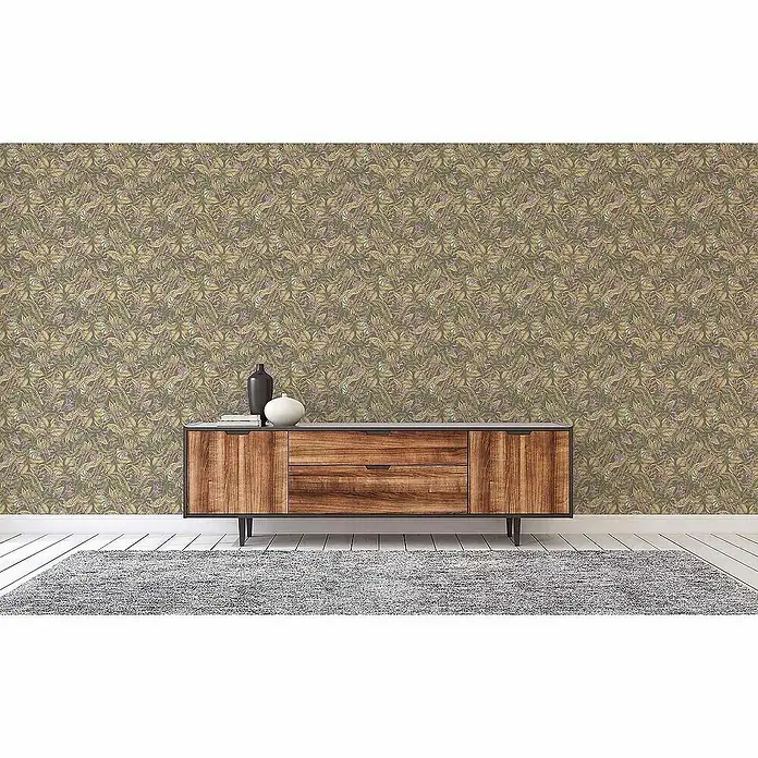 Tadessi Vliestapete M1-No.4494 - Braun, Floral, 10,05 x 0,53 m