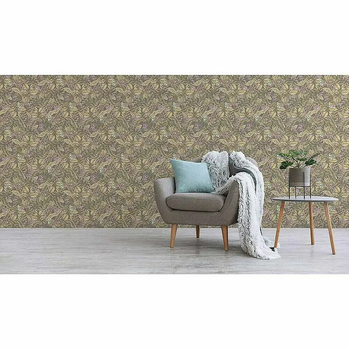 Tadessi Vliestapete M1-No.4494 - Braun, Floral, 10,05 x 0,53 m