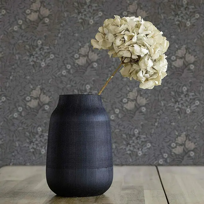 Tadessi Vliestapete M1-No.4134 - Grau, Floral, 10,05 x 0,53 m