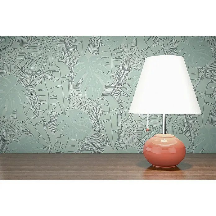 Tadessi Vliestapete M1-No.4113 - Türkis, Floral, 10,05 x 0,53 m