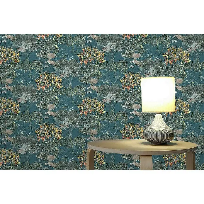 Tadessi Vliestapete M1-No.4439 - Mehrfarbig, Floral, 10,05 x 0,53 m