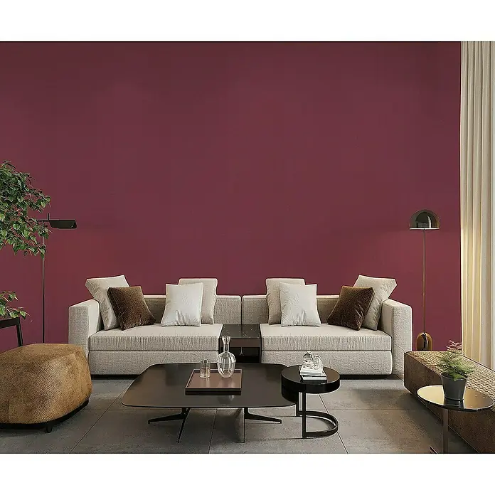 Tadessi Vliestapete M1-No.4481 - Rot, Uni, 10,05 x 0,53 m