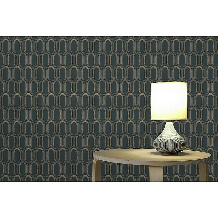 Tadessi Vliestapete M1-No.4451 - Schwarz, Sonstiges, 10,05 x 0,53 m