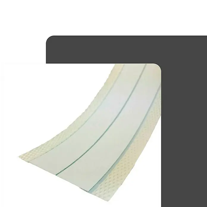Strait-Flex Kantenschutz für Trockenbau 12x Kantenprofil 30,5m Rolle PERFECT 90 Grad Weiß - Weiß