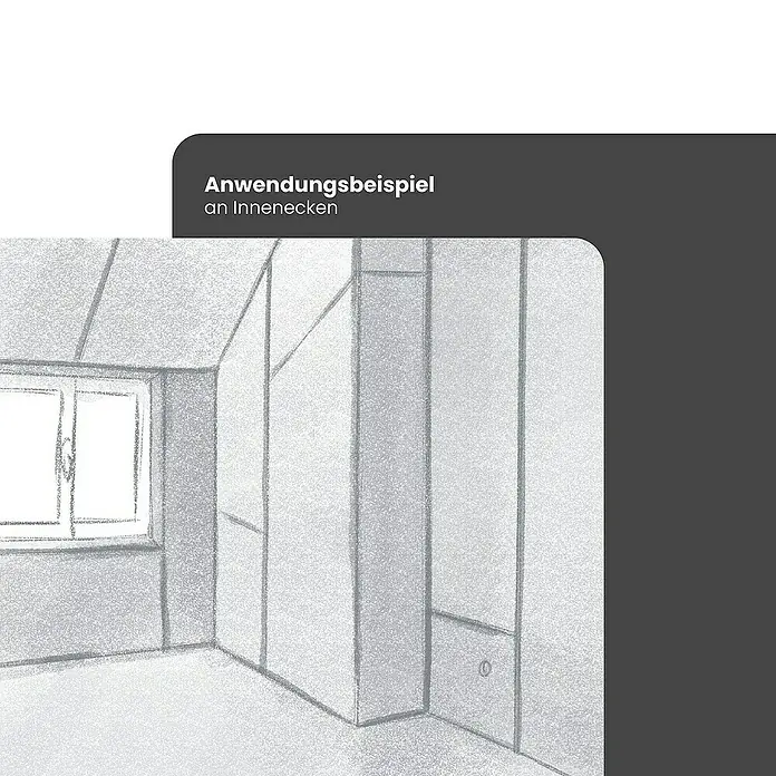 Strait-Flex Kantenschutz für Trockenbau 12x Kantenprofil 30,5m Rolle PERFECT 90 Grad Weiß - Weiß