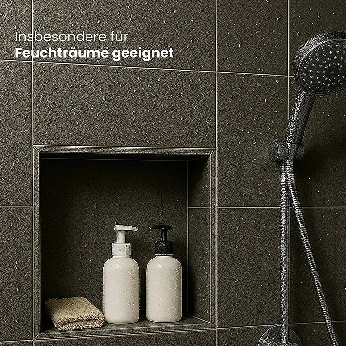 Dalsys CW-Standprofil Wandnische Dusche 30 x 60 x 12cm imprägnierter einbaufertiger Gipskarton - 