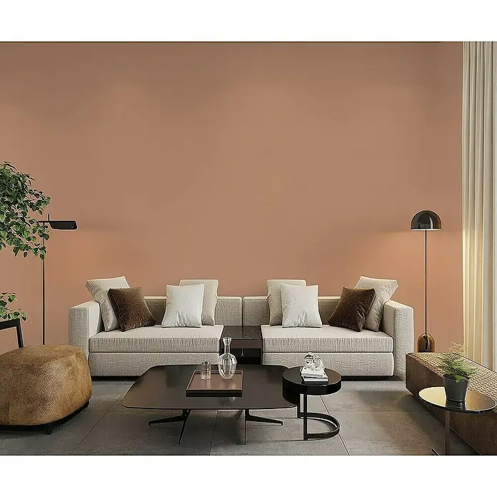 Tadessi Vliestapete M1-No.4477 - Orange, Uni, 10,05 x 0,53 m