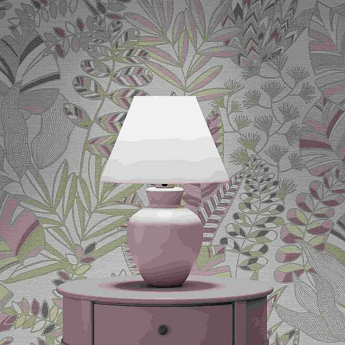 Tadessi Vliestapete M1-No.4260 - Rosa, Floral, 10,05 x 0,53 m