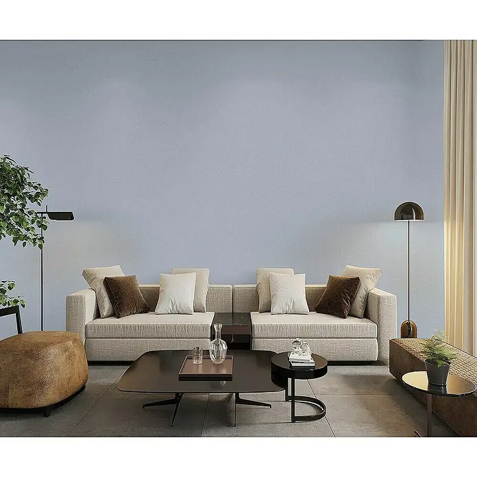 Tadessi Vliestapete M1-No.4383 - Blau, Uni, 10,05 x 0,53 m