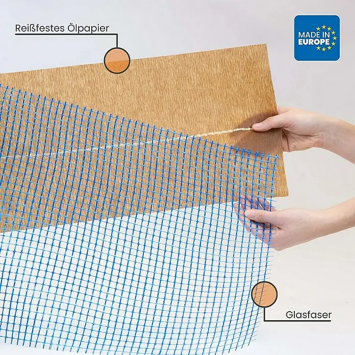 Dalsys Gitterbewehrungsstreifen Balkenfix 50m x 33cm, 140 g/m², 10 x 10mm - 