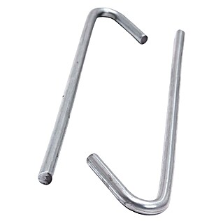Protektor Montagezubehör für Trockenbau 125mm Abhängedraht mit Haken Silber