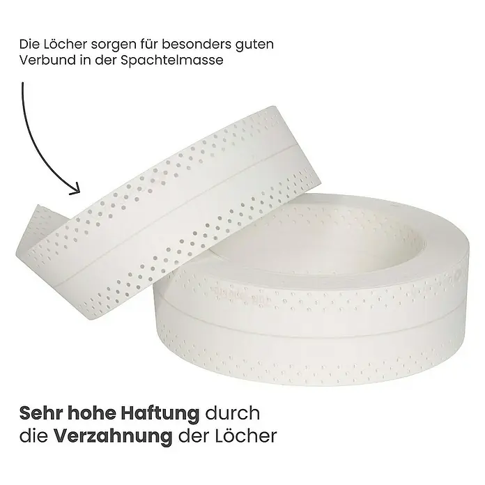 Strait-Flex Fugenband Tuff Tape Pro 30m für Trockenbau-Eckschutz und Fugenarmierung - 
