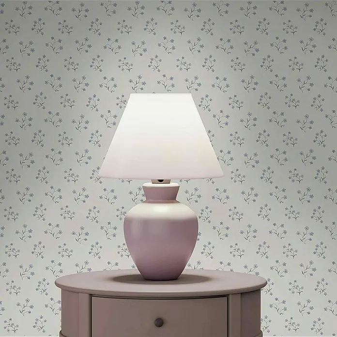 Tadessi Vliestapete M1-No.4300 - Weiß, Floral, 10,05 x 0,53 m