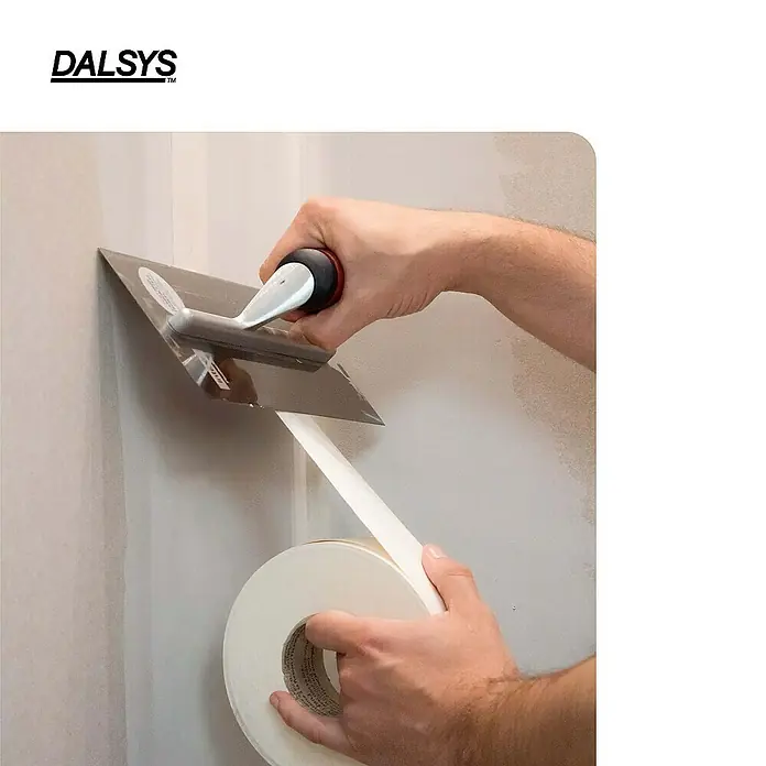 Dalsys Fugenband 20x Fugendeckstreifen 75m Fugenband Papier Weiß - 