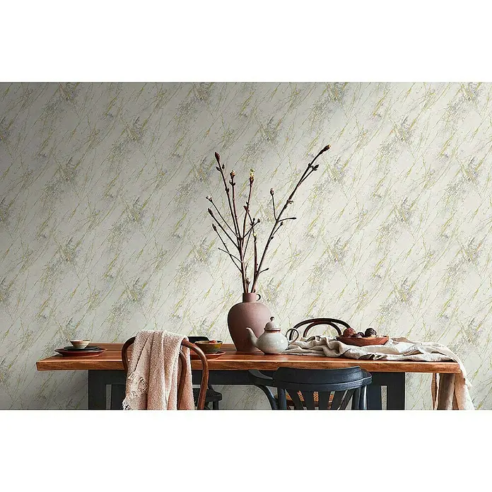 Tadessi Vliestapete M1-No.4010 - Grau, Steinoptik, 10,05 x 0,53 m