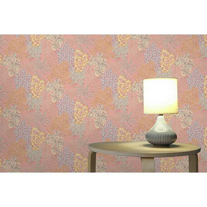 Tadessi Vliestapete M1-No.4371 - Rosa, Floral, 10,05 x 0,53 m