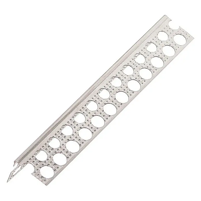 Protektor Kantenschutz für Trockenbau 9079 Kantenprofil Alu 200cm, 50 Stück Silber - Silber
