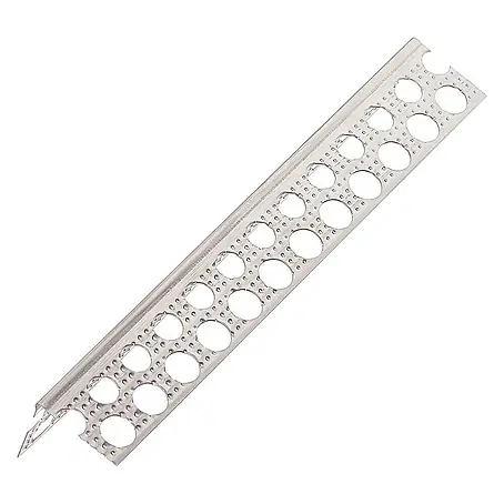 Protektor  Kantenschutz für Trockenbau 9079 Kantenprofil Alu 200cm, 50 Stück Silber