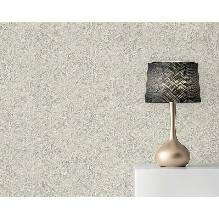 Tadessi Vliestapete M1-No.4365 - Grau, Floral, 10,05 x 0,53 m
