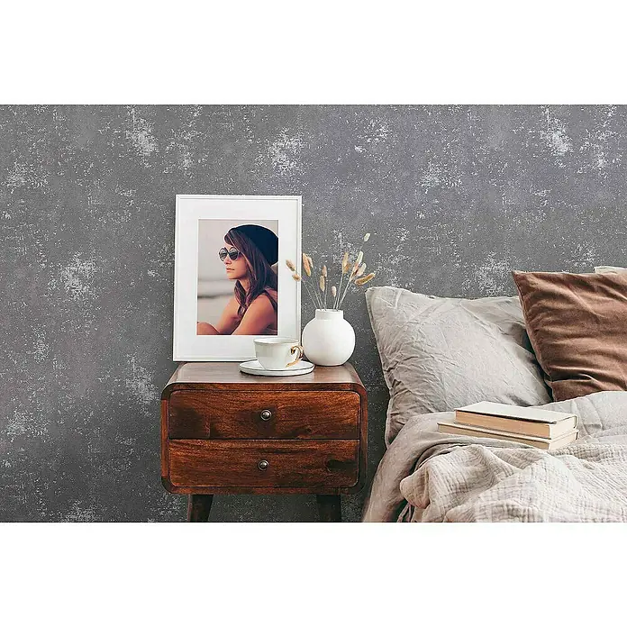 Tadessi Vliestapete M1-No.4074 - Grau, Sonstiges, 10,05 x 0,53 m
