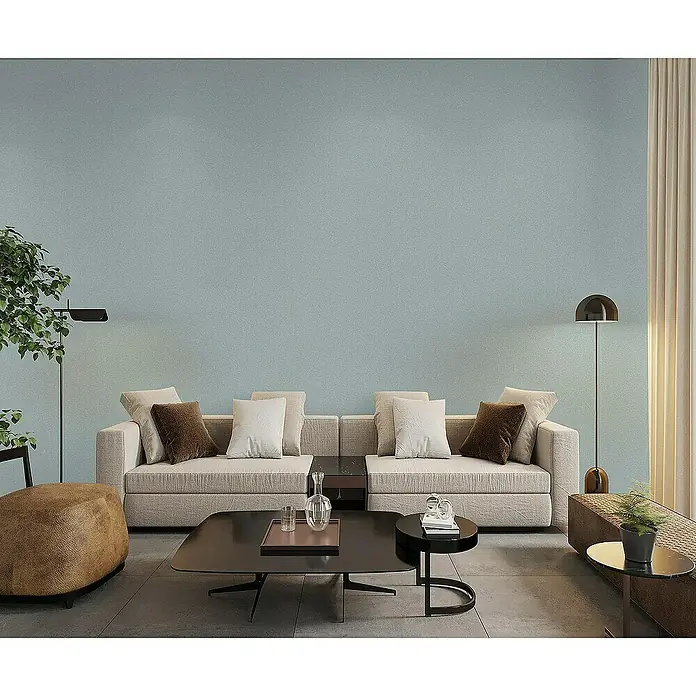 Tadessi Vliestapete M1-No.4392 - Blau, Uni, 10,05 x 0,53 m