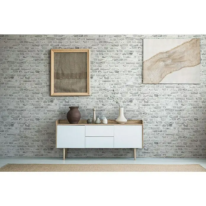 Tadessi Vliestapete M1-No.4007 - Grau, Steinoptik, 10,05 x 0,53 m