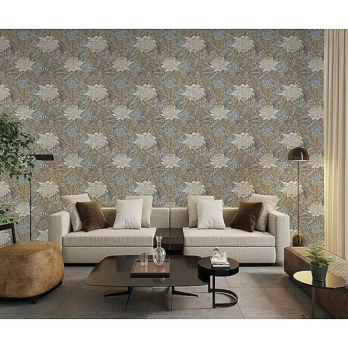 Tadessi Vliestapete M1-No.4504 - Rosa, Floral, 10,05 x 0,53 m