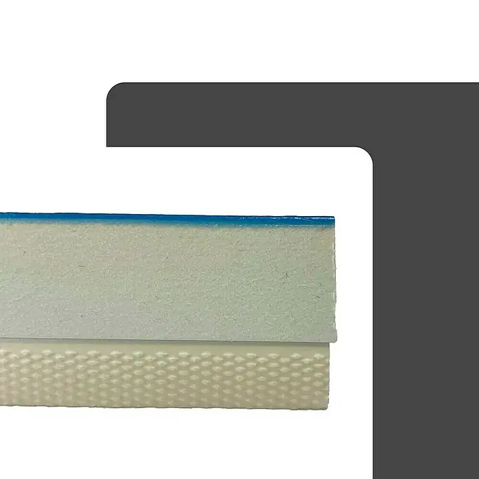 Strait-Flex Kantenschutz für Trockenbau 50x Kantenprofil 274cm IS-300 Innenkante 90 Grad Weiß - Weiß