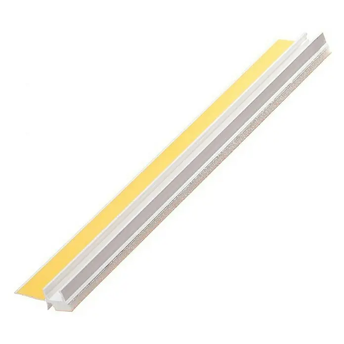 Protektor Kantenschutz für Trockenbau 60x Anputzleiste 150cm x 10mm Schutzlippe Weiß - Weiß