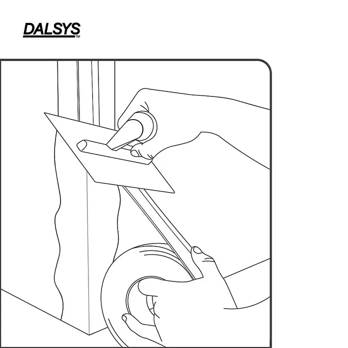 Dalsys Kantenschutz für Trockenbau 30m Kantenschutz 5cm Trockenbau Weiß - Weiß