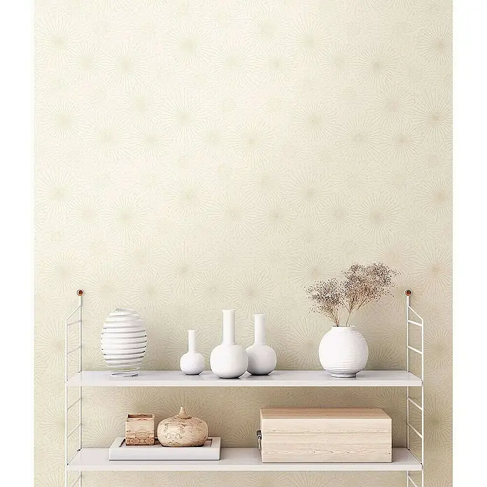 Tadessi Vliestapete M1-No.4015 - Creme, Grafisch, 10,05 x 0,53 m